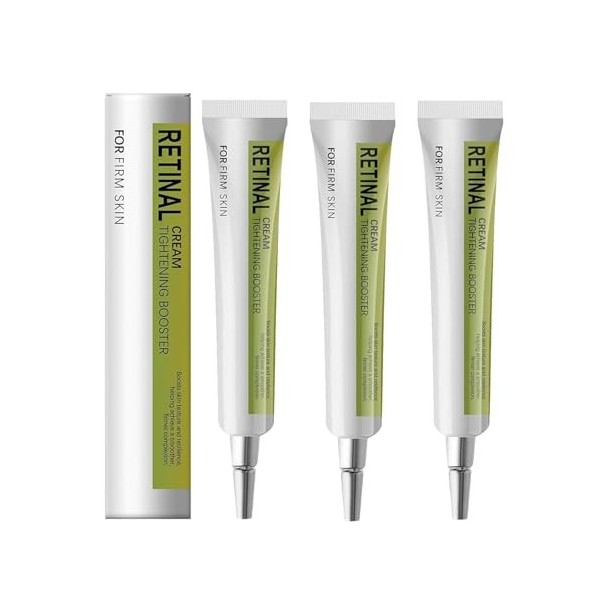 Nouveau Retinal Shot Booster Tenseur - Crème Visage Anti-Rides et Raffermissante, Estompe les Ridules et Raffermit la Peau, H...