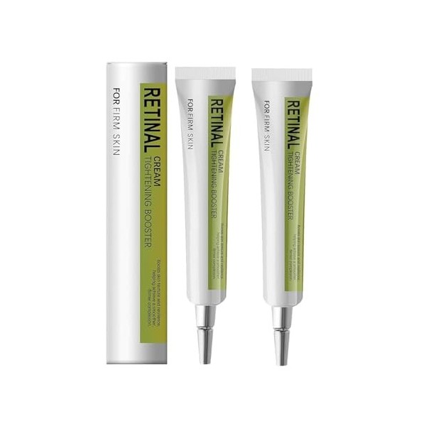 Nouveau Retinal Shot Booster Tenseur - Crème Visage Anti-Rides et Raffermissante, Estompe les Ridules et Raffermit la Peau, H...