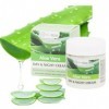 NATURAL Aloe Vera Crème pour le visage : crème de jour et de nuit à laloe vera, crème hydratante efficace et crème Renewal C