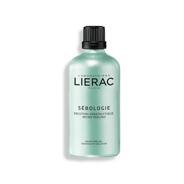 Lierac - Sébolobie - Solution Kératolytique Micro-Peeling 100ml - Soin Visage - Anti Imperfections - Astringeant - Sébo Régul