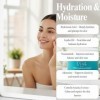Crème hydratante profonde avec acide hyaluronique et niacinamide - Crème hydratante quotidienne pour tous les types de peau, 