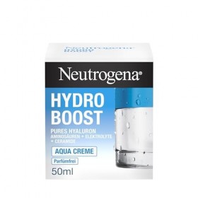 Neutrogena Hydro Boost Aqua Crème pour le visage sans parfum avec acide hyaluronique, acides aminés, électrolytes et céramide...