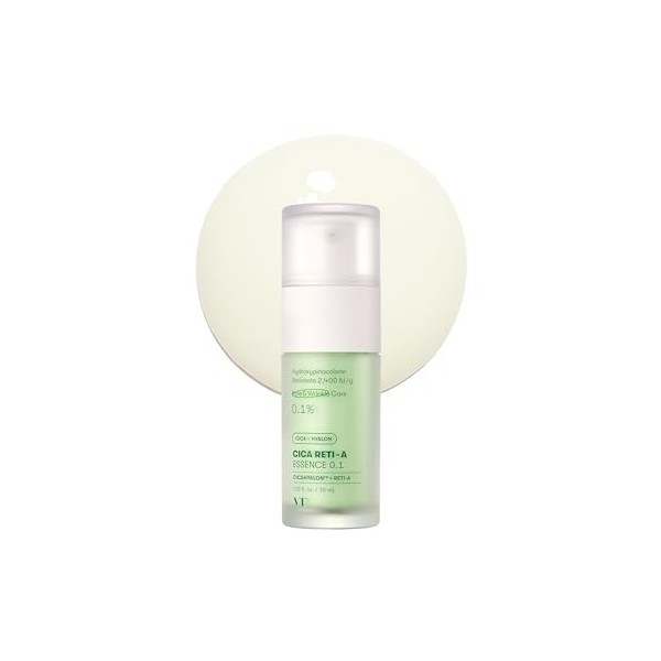 VT COSMETICS Cica Reti-A Retinol Essence 0.1 Essence Équilibrante pour Peau Sensible 1.01 fl oz