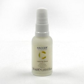Haccer Lightening Skin Sérum 30 ml – Vitamine C, niacinamide, acide hyaluronique et prébiotique – Hydratant, protecteur et ré