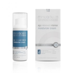 MINEADERM Age Renewal Crème hydratante intense pour le visage 50 ml – Soin naturel de la peau, contre les dommages du soleil,