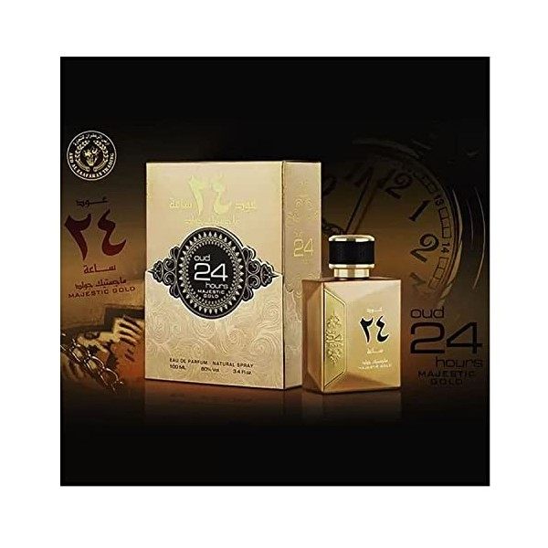 OUD 24 heures MAJESTIC GOLD 100 ml - Parfum arabe unisexe 24 heures