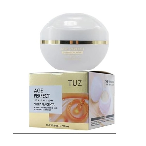 CREMA FACIAL EDAD PERFECTA ULTRA REPARADORA CON PLACENTA DE OVEJA 50 GRAMOS TUZ