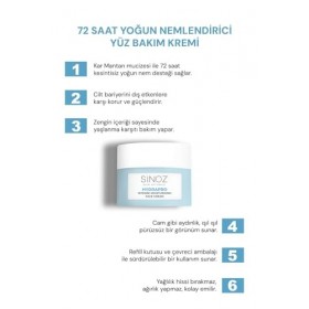 Hydrapro Crème hydratante intense pour le visage | Hydratation 72 heures | Bioferment Aloe Vera & Champignon des Neiges | Tou