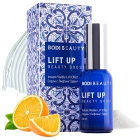 BODI BEAUTY – Sérum liftant anti-âge visage 30 ml – niacinamide, acide hyaluronique, collagène, vitamine C et E, panthénol, a