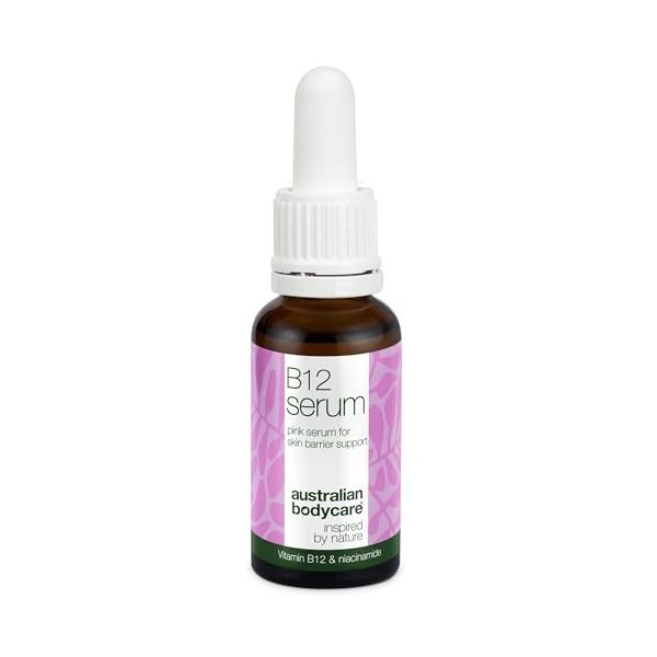 Vitamine B12 Pink Serum – Sérum Apaisant pour Rougeurs et Irritations – Renforce la Barrière Cutanée et Hydrate les Peaux Sèc