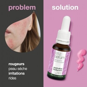Vitamine B12 Pink Serum – Sérum Apaisant pour Rougeurs et Irritations – Renforce la Barrière Cutanée et Hydrate les Peaux Sèc