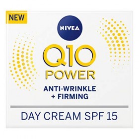 Nivea Q10 Plus-SPF 15 Anti-Falten Face Day Creme, 50 ml, 3 Stück