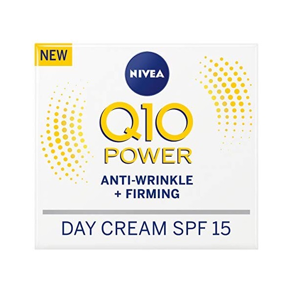 Nivea Q10 Plus-SPF 15 Anti-Falten Face Day Creme, 50 ml, 3 Stück