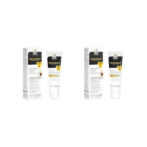 COMPTOIRS ET COMPAGNIES - Crème Réparatrice avec 40% Miel de Manuka IAA10+ - Peaux Abîmées et Asséchées - Certifiée Bio - 40m
