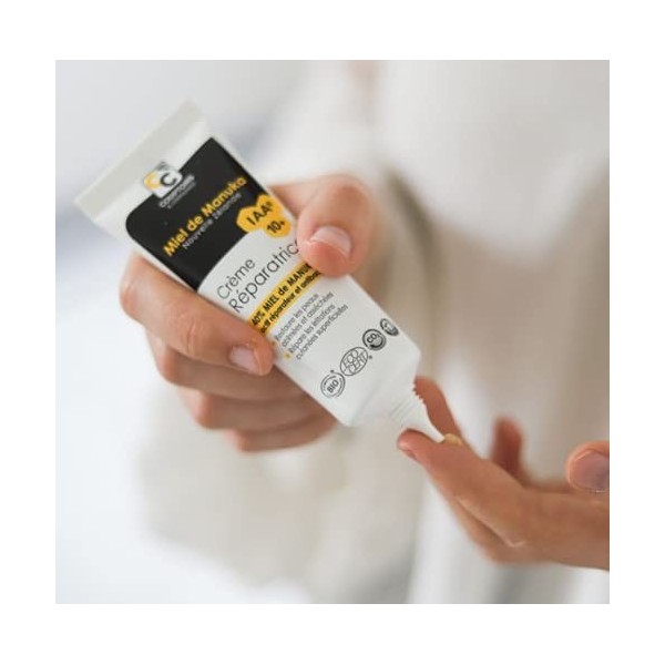 COMPTOIRS ET COMPAGNIES - Crème Réparatrice avec 40% Miel de Manuka IAA10+ - Peaux Abîmées et Asséchées - Certifiée Bio - 40m