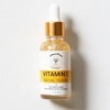 Serum Vitamine C Visage Bio - avec de lor 24 carats, de lacide hyaluronique, de la vitamine E - Traitement anti-âge, des ci