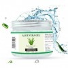 Raslok Gel daloe vera | Gel daloe vera 100 % pur naturel | Pour hydrater le visage, la peau et les cheveux, hydratant durab