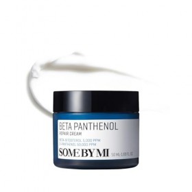 SOME BY MI Beta-Panthenol Repair Cream – 50ml – Crème hydratante visage au panthénol – Répare la barrière cutanée, apaise les