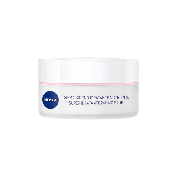 Nivea Essentials Super Hydratant 24H Crème Visage Nourrissante pour Jour pour Cheveux Dry et Sensitive 50 ml