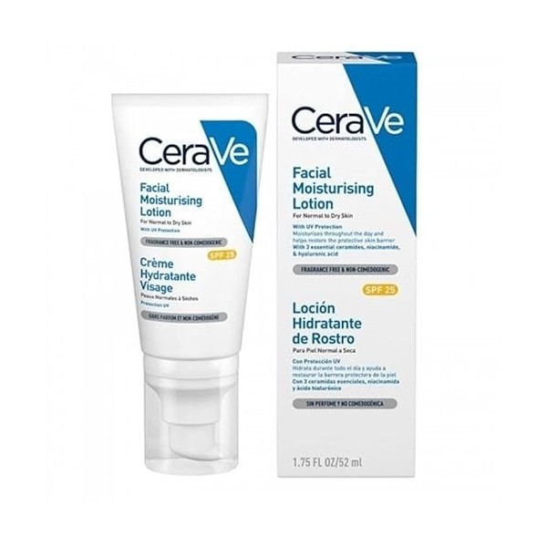 CeraVe crème hydratante visage spf25 52ml
