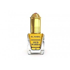 Oud Warda Musc El Nabil Huile de parfum 5 ml Sans alcool Oriental Oud Misk Moschus