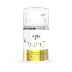 APIS RE-VIT C MAISON SOINS CRÈME REVITALISANTE AVEC VITAMINE C PAR JOUR SPF 15 50 ML