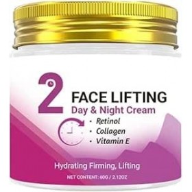 Crème de jour et de nuit effet lifting 2 minutes au rétinol, soin hydratant raffermissant anti-âge, doux et nourrissant, rédu...