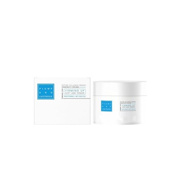 Crème Raffermissante au Collagène Peptide, 30 g, Soin Hydratant Visage Anti-Rides, Contient du Tripeptide de Cuivre-1, Réduit...