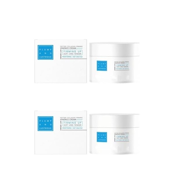 Crème Raffermissante au Collagène Peptide, 30 g, Soin Hydratant Visage Anti-Rides, Contient du Tripeptide de Cuivre-1, Réduit...