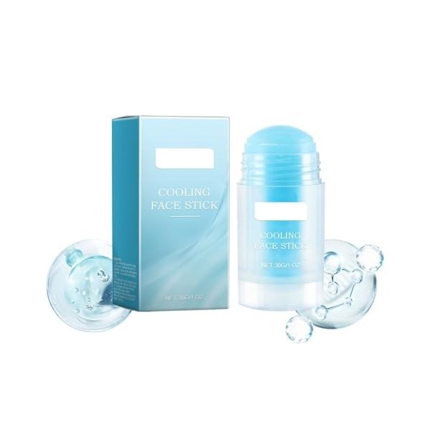 Stick Masque Rafraîchissant for le Visage - Améliore le Grain de Peau, Illumine le Teint, Hydrate Longue Durée 2pcs Crème Jo...
