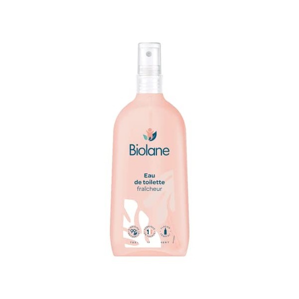 BIOLANE - EAU DE TOILETTE FRAICHEUR - Parfume Bébé après la Toilette - Odeur Délicate et Fraiche pour Fille et Garçon - Spray