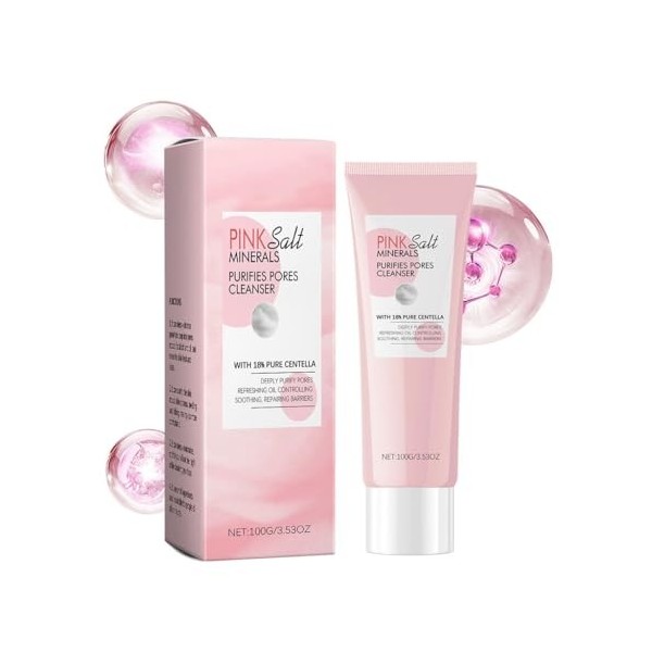 Nettoyant Visage Purifiant for Les Pores - Nettoie en Profondeur Les Impuretés, Contrôle le Sébum, Laisse la Peau Fraîche 2pc...