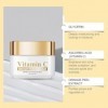 Crème Visage À la Vitamine C - Illumine le Teint, Atténue Les Taches Brunes, Resserre Les Pores, Améliore la Douceur de la Pe...