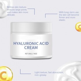 Crème Hydratante Au Collagène — Améliore Lélasticité de la Peau, Réduit Les Rides et Hydrate en Profondeur 2pcs Crème Jour e...