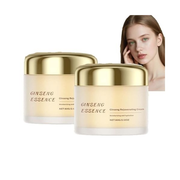 Crème hydratante au ginseng, hydratants pour le corps, crème rajeunissante ginseng, crèmes anti-rides ginsengs, hydratant nou...