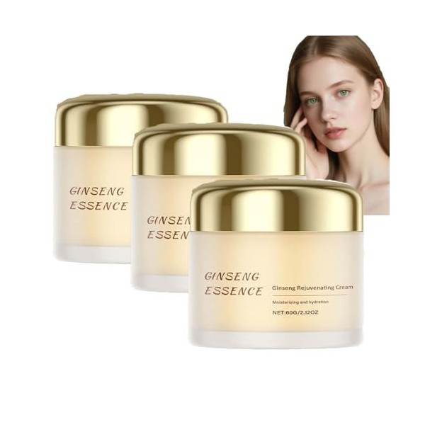 Crème hydratante au ginseng, hydratants pour le corps, crème rajeunissante ginseng, crèmes anti-rides ginsengs, hydratant nou...