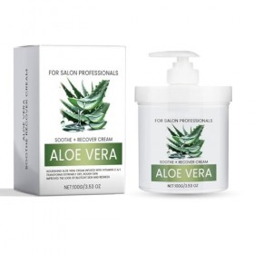 Crème Hydratante À Laloe Vera — Hydratation Longue Durée, Apaise Les Peaux Sensibles, Une Crème Douce Adaptée À Tous Les Typ ...