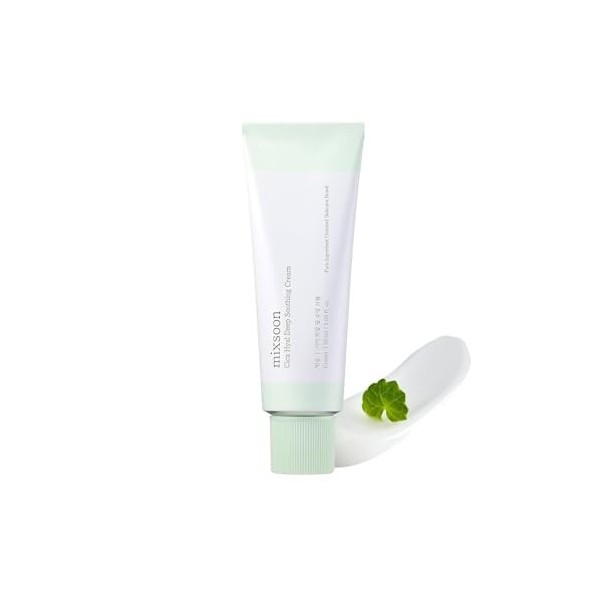 Mixsoon Cica Hyal Crème apaisante profonde, hydratation intensive et soin apaisant, peaux sensibles, sèches, Centella Asiatic