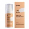 GOOVI C Me Glow Crème visage à la vitamine C - Crème revitalisante à lacide hyaluronique - Pour une peau rayonnante et hydra