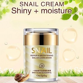 Snail Face Crème anti-escargots - Extrait de sérum pour le visage - Sérum - Sécrétions naturelles - Extrait de mucus - Crème 
