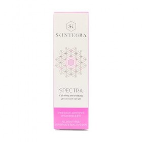 Skintegra Spectra Sérum émulsion apaisante avec beurre de karité, panthénol et antioxydants, protège et nourrit les peaux irr