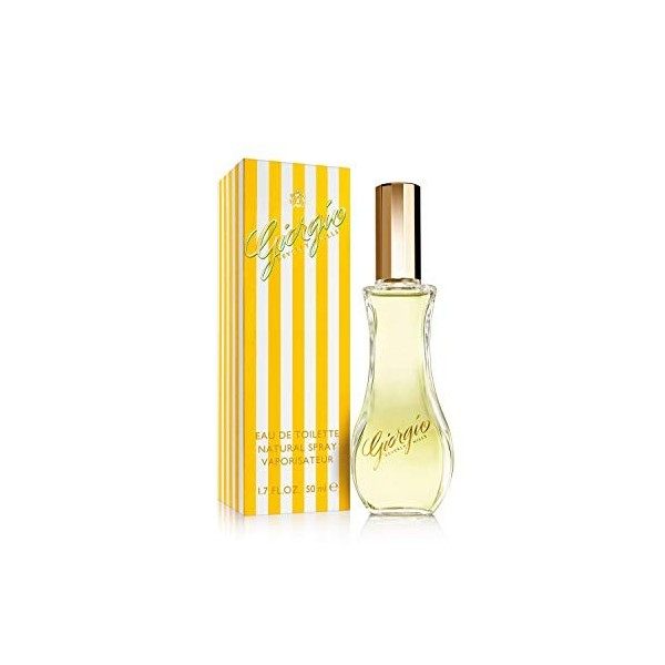 Giorgio Beverly Hills, Eau de Toilette Vaporisateur pour Femme, Senteur Florale, Poudrée et Intense, Parfum de Luxe