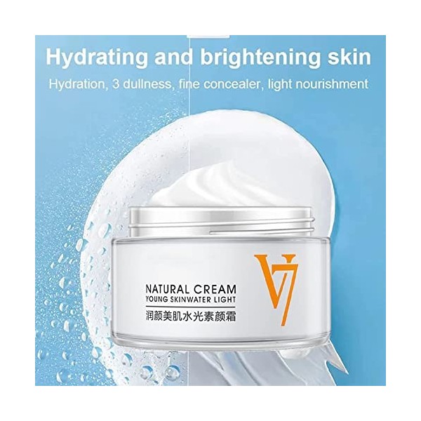 Zhiduo Cream,Natural Cream Young Skin Water Light,Korean Moisturizing Tone Up Cream,V7 Cream Korea Moisturizing Tone Up Cream...