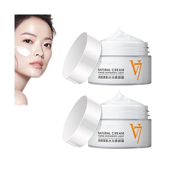 Zhiduo Cream,Natural Cream Young Skin Water Light,Korean Moisturizing Tone Up Cream,V7 Cream Korea Moisturizing Tone Up Cream...