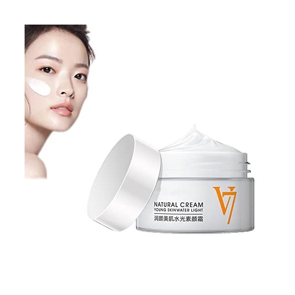 Zhiduo Cream,Natural Cream Young Skin Water Light,Korean Moisturizing Tone Up Cream,V7 Cream Korea Moisturizing Tone Up Cream...