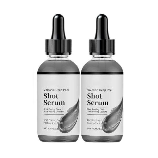 Sérum exfoliant volcanique intense, soin quotidien, purifie les pores et régule le sébum, élimine en profondeur les impuretés...