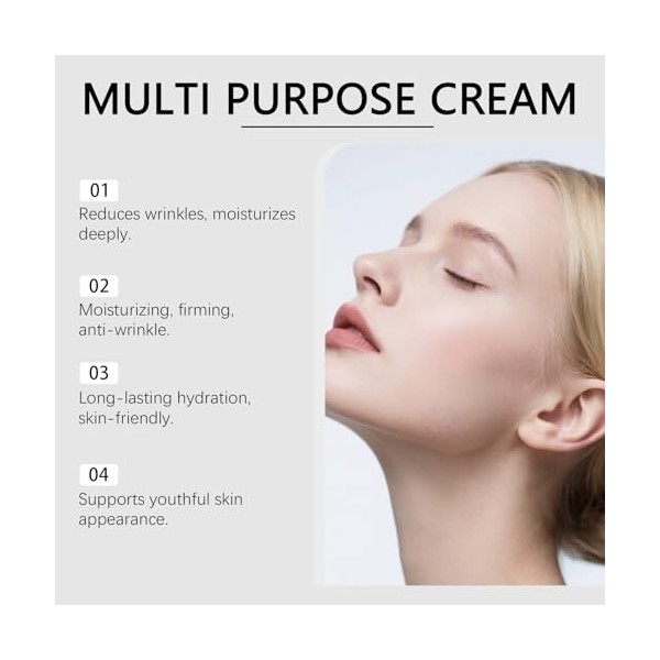 Crème hydratante pour le visage anti-rides crème au collagène polyvalente visages anti-âge rétinol collagène hydratant crèmes...