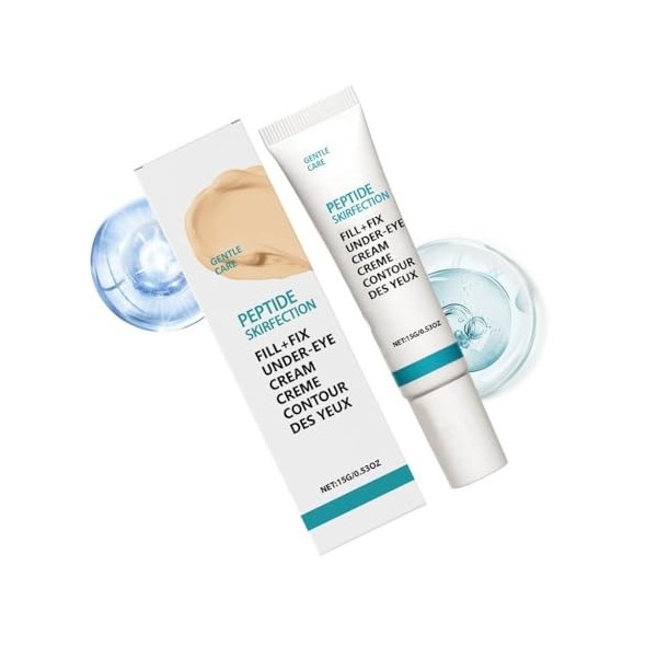 Crème Contour Des Yeux Raffermissante - Favorise la Fermeté de la Peau, Hydrate en Profondeur le Contour Des Yeux, Texture Do...