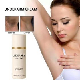 Crème éclaircissante pour les aisselles, crème éclaircissante et hydratante, formule douce pour un soin quotidien, sans agent...