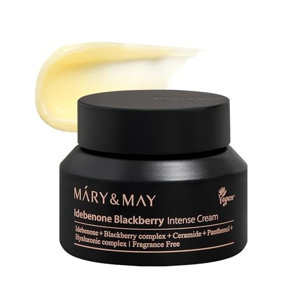 MARY & MAY Idebenone + Blackberry Crème intense 70 g 